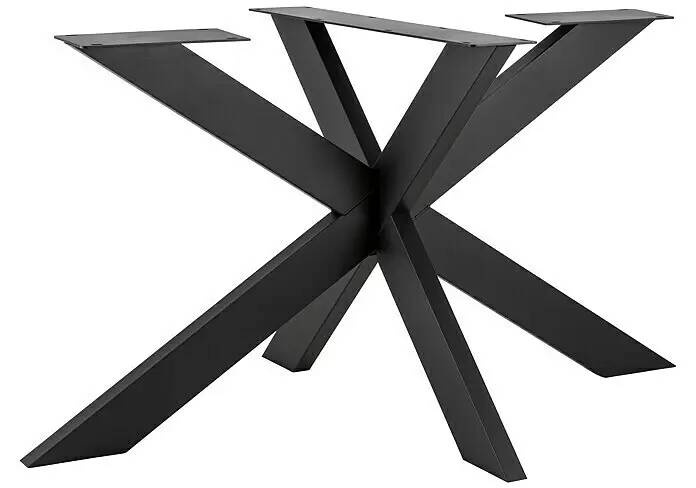 Stolová noha Cityline Spider / 140 x 90 x 72 cm / ocel / černá Varianta: ivi1