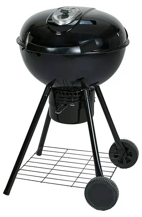 Gril na dřevěné uhlí Kingstone Sunset / grilovací plocha 55 cm / černá Varianta: ivi1