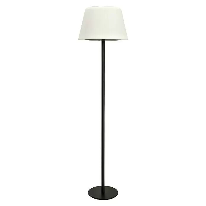Bauhaus Solární stojací lampa / 5,8 W / IP44 / RGBW / plast/ocel / černá/bílá Varianta: ivi2