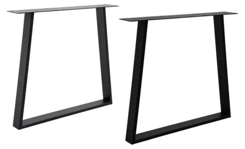 Stolová noha Cityline Bremen / 2 kusy / 78 x 13 x 72 cm / ocel / černá Varianta: ivi1