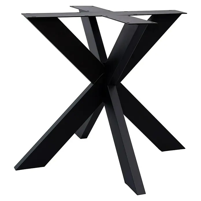 Stolová noha CITYLINE Spider / 90 x 90 x 72 cm / černá Varianta: ivi1