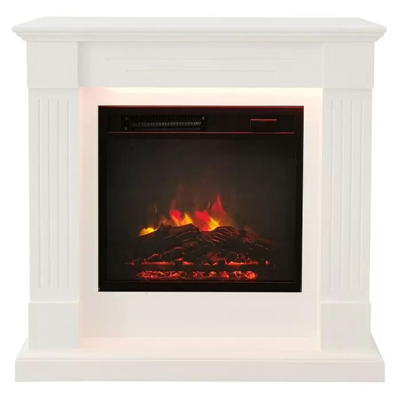Elektrický krb Voltomat HEATING / 1500 W / LCD displej / bílá Varianta: ivi1