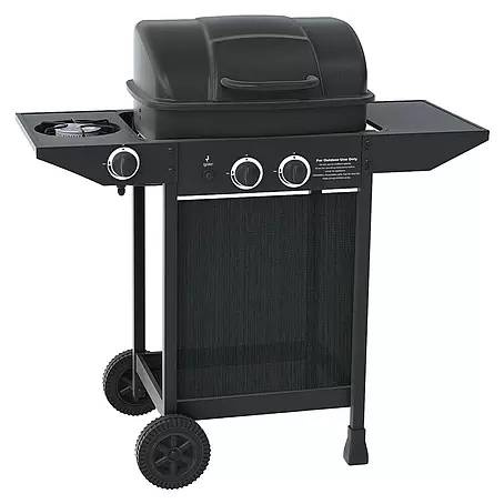 German Plynový gril / 45 x 34 cm / 4700 W / 2 hořáky / černá Varianta: ivi1
