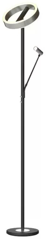 LED stojací lampa Tween Light Orlando / 180 cm / 3700 lm / hliník / chrom/černá Varianta: ivi1