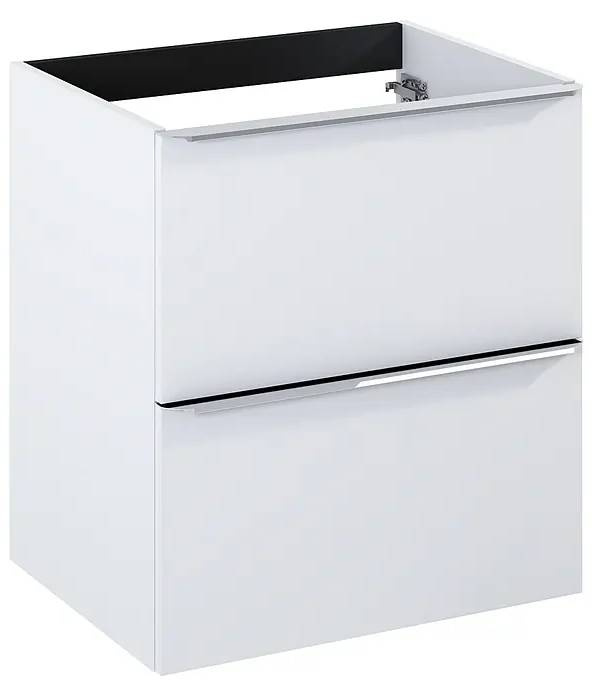 Skříňka pod umyvadlo Riva Beauty 2.0 / 58,5 x 43,7 x 63,5 cm / 2 zásuvky / matná bílá Varianta: ivi1
