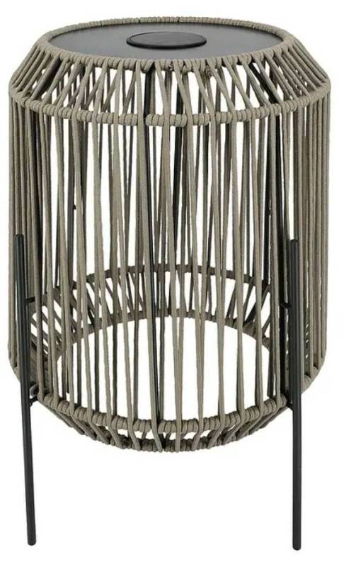German Solární lucerna / 43,5 x 43,5 x 61 cm / 1500 mAh / teplá bílá / antracitová Varianta: ivi1