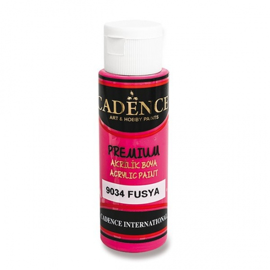 Akrylová barva Premium fuchsiová 70 ml CADENCE