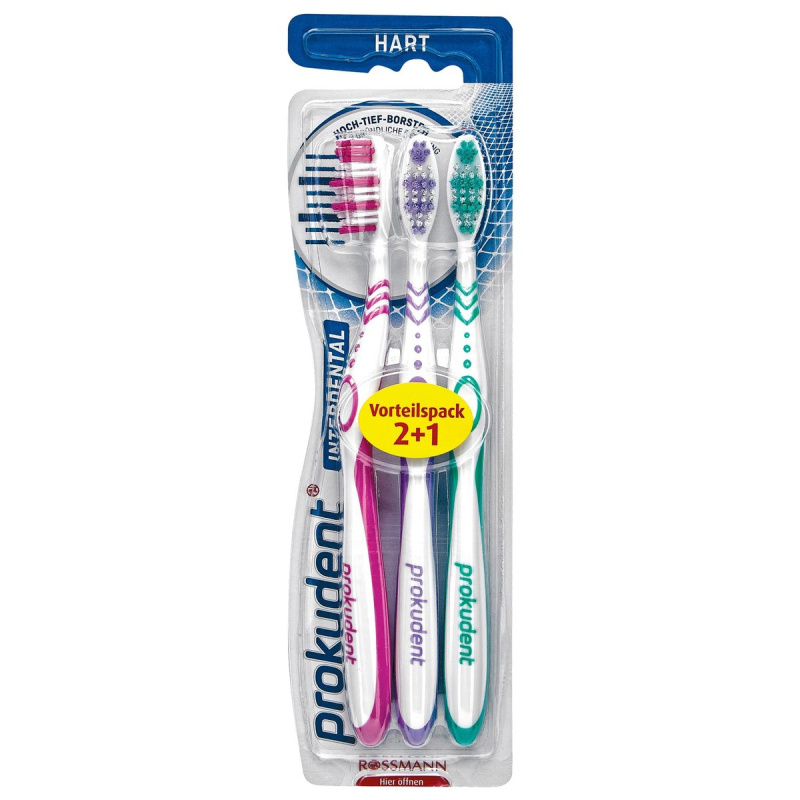 Prokudent Interdental tvrdý zubní kartáček