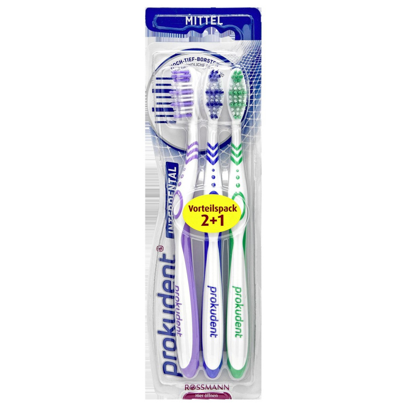 Prokudent Interdental středně tvrdý zubní kartáček