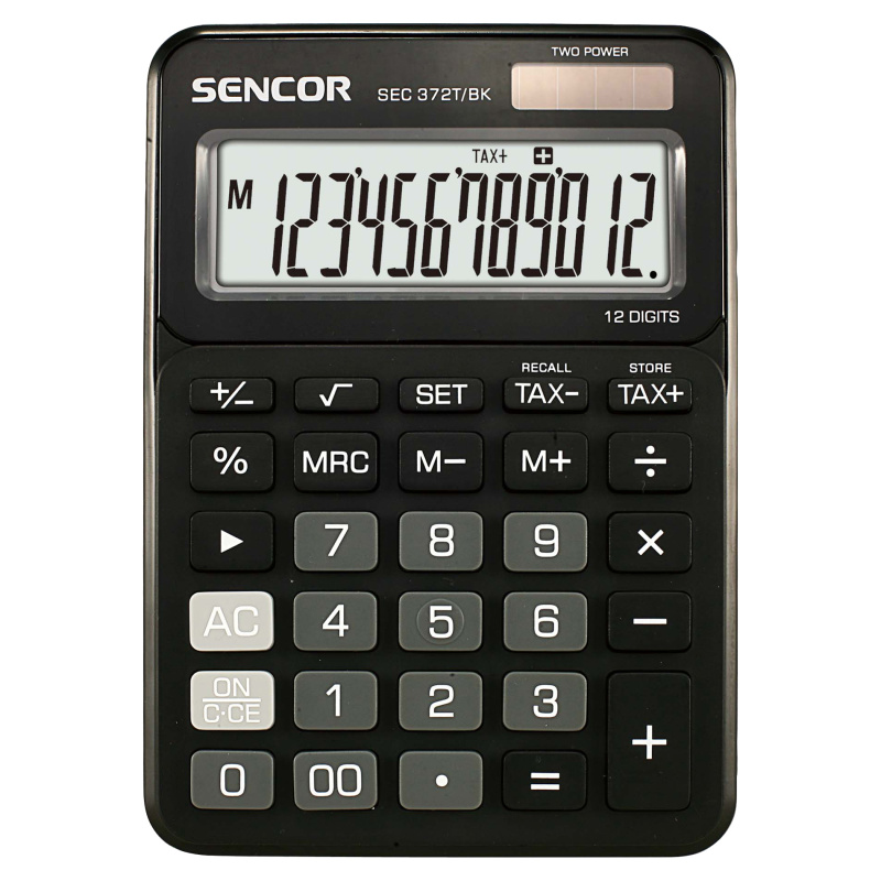 Sencor SEC 372T/BK Stolní kalkulačka