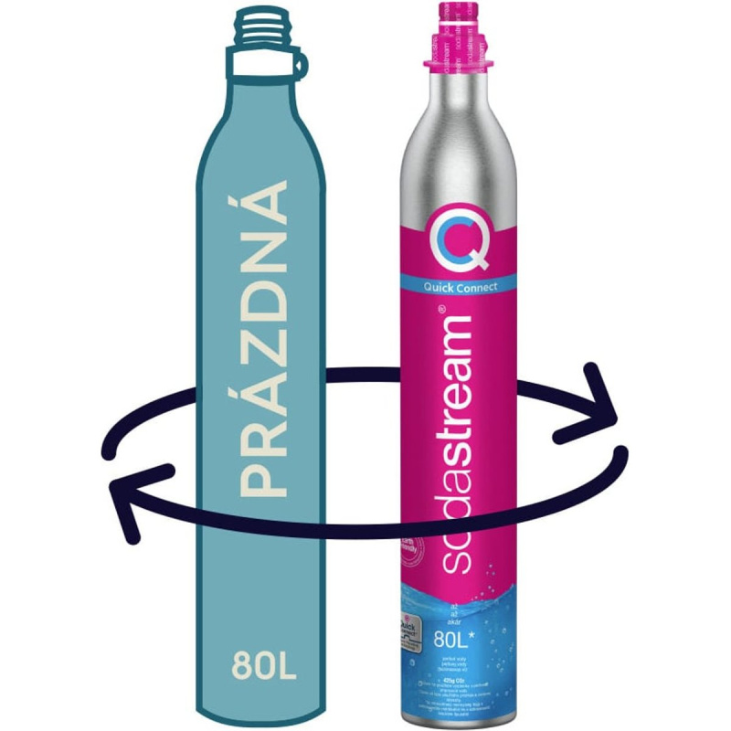 Sodastream Plyn CQC CO2 na výměnu za prázdnou láhev