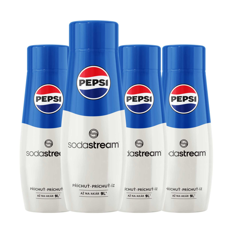 SodaStream PŘÍCHUŤ PEPSI 440 ML (3+1)   4x,  příchuť SodaStream PEPSI 440ml, .