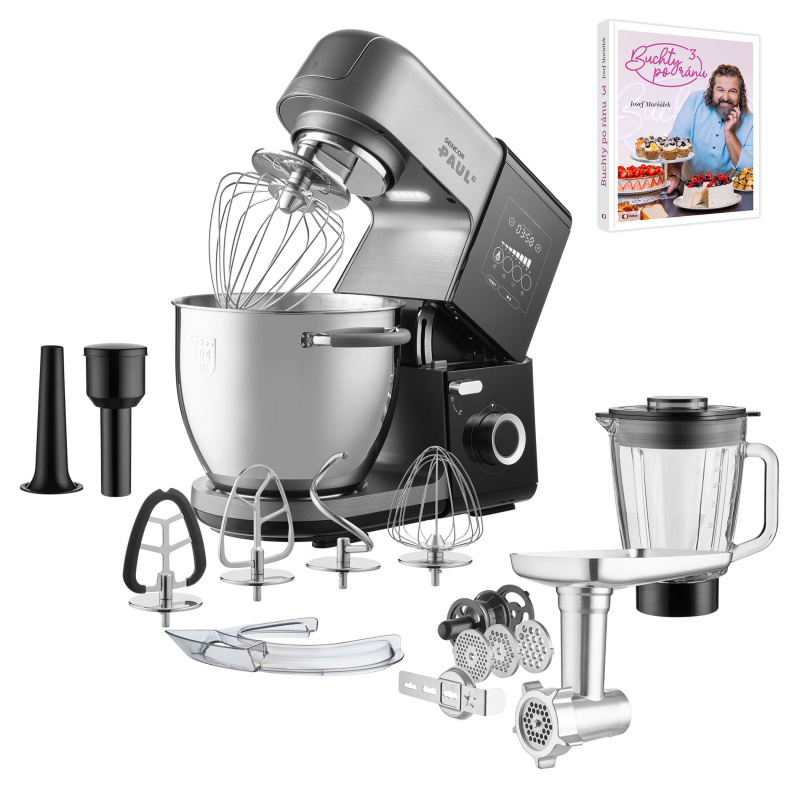 Sencor STM 8950 + Buchty po ránu 3 Kuchyňský robot PAUL 3 + Buchty po ránu 3