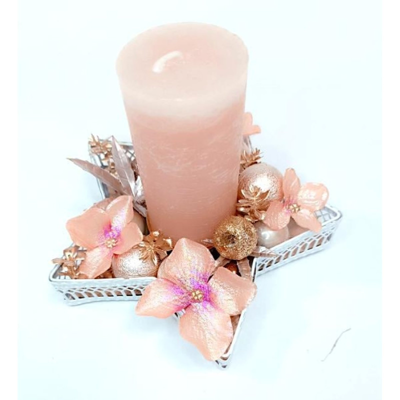 Vánoční svícen ve tvaru hvězdy