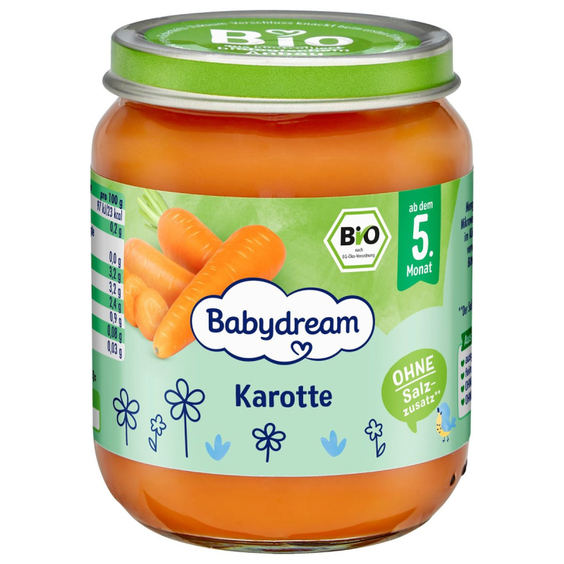 Babydream BIO Mrkvička příkrm
