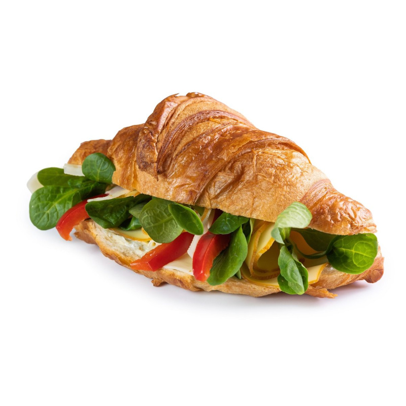 Pappudia Máslový croissant se sýry a zeleninou