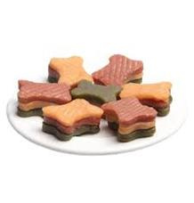 Chicken, duck & spinach in Bone Shape JUKO Snacks 500g