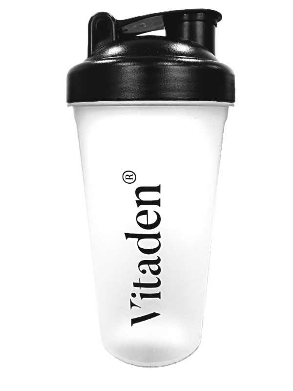 Vitaden Sportovní shaker 600 ml transparentní/černý