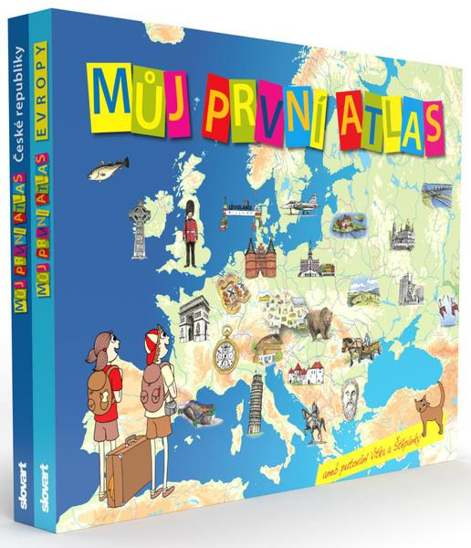 Můj první atlas (box) (Můj první atlas České republiky + Můj první atlas Evropy) - kniha z kategorie Beletrie pro děti