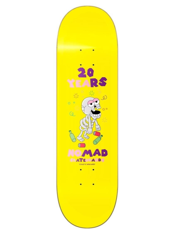 Nomad skate deska Role Models V Party | Žlutá | Velikost skate 8,0"