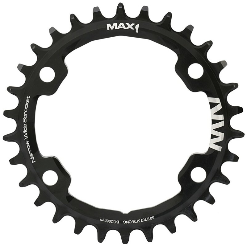 převodník MAX1 Narrow Wide SHIMANO 30z černý Barva: Černá, Velikost: 30z