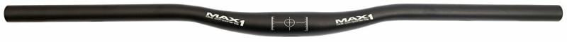 řidítka MAX1 MTB Al 730/31,8 mm černá zvýšená Barva: Černá, Velikost: Al