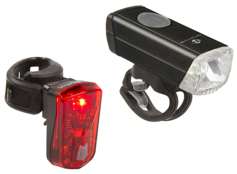 M-WAVE sada světel M-WAWE Atlas 20 USB Velikost: dobíjecí
