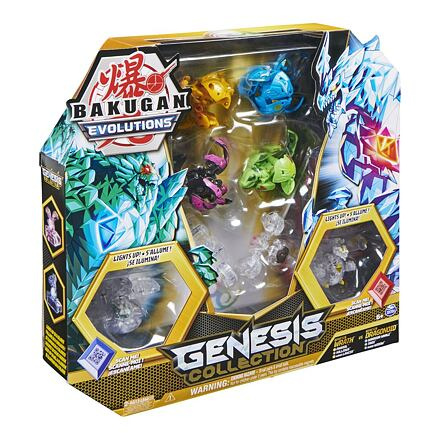 106064120 BAKUGAN MULTIBALENÍ S EXKLUZIVNÍMI SVÍTÍCÍMI BAKUGANY S4 - poškozený obal
