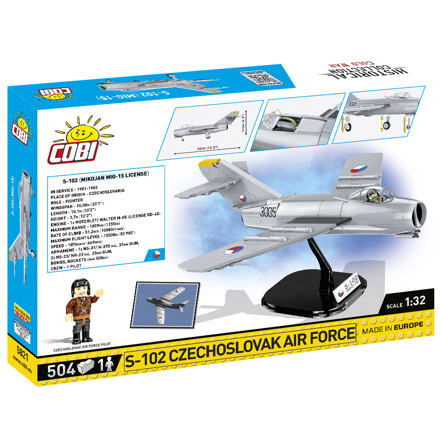 COB 5821 Československý letoun S-102, 1:32 - poškozený obal