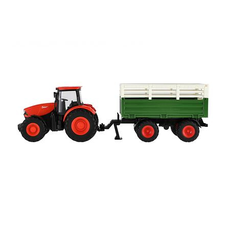 VYH 00800219 Teddies Traktor Zetor RC s vlekem plast 42cm - poškozený obal