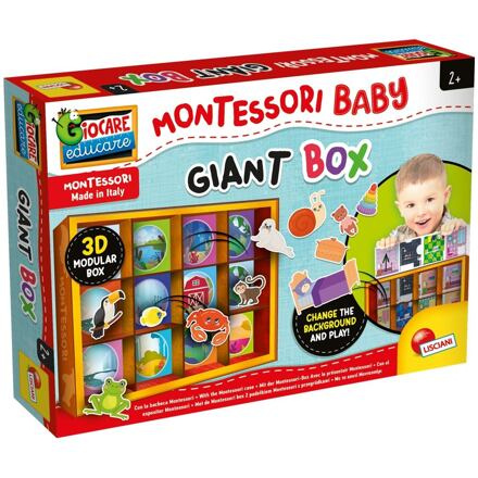 71103164 Lisciani MONTESSORI BABY VELKÝ BOX - poškozený obal