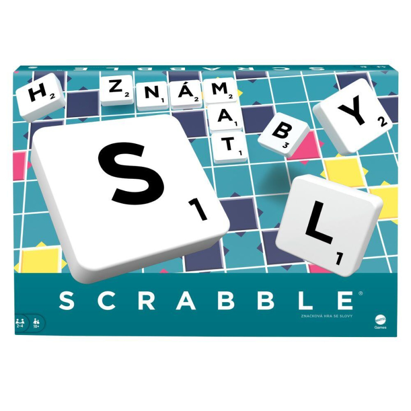 25Y9620 Mattel Scrabble original CZ - poškozený obal