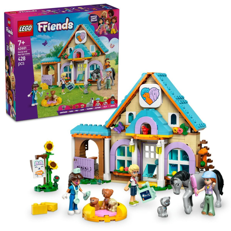 2242651 LEGO® Friends 42651 Veterinární klinika pro koně a domácí mazlíčky - poškozený obal