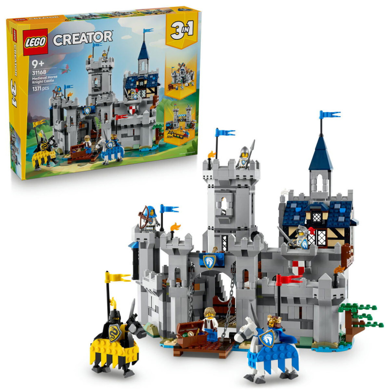 2231168 LEGO® Creator 3v1 31168 Středověký hrad a rytíři na koních - poškozený obal