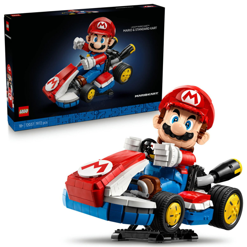 2272037 LEGO® Super Mario™ 72037 Mario Kart™: Mario a Standard Kart - poškozený obal
