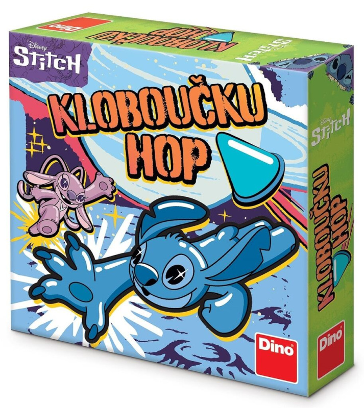 32624115 Dino Dětská hra Kloboučku hop - Stitch - poškozený obal