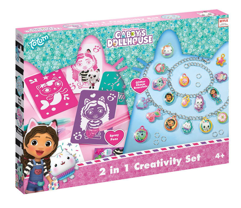 44T420397 Totum Gabby's Dollhouse Kreativní sada 2v1 - poškozený obal