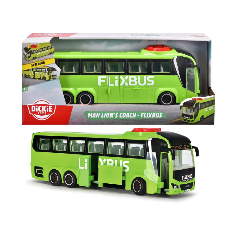 D 3744015 Dickie Autobus MAN Flixbus 26,5 cm - poškozený obal