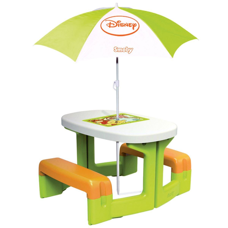 SM 310272 Piknikový stoleček Winnie se slunečníkem - poškozený obal