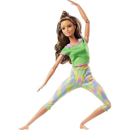 Mattel Barbie v pohybu - Hnědovláska