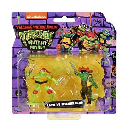 Orbico Teenage Mutant Ninja Turtles - Minifigurky želvy NINGA, 2 ks v balení, Raph vs Leatherhead