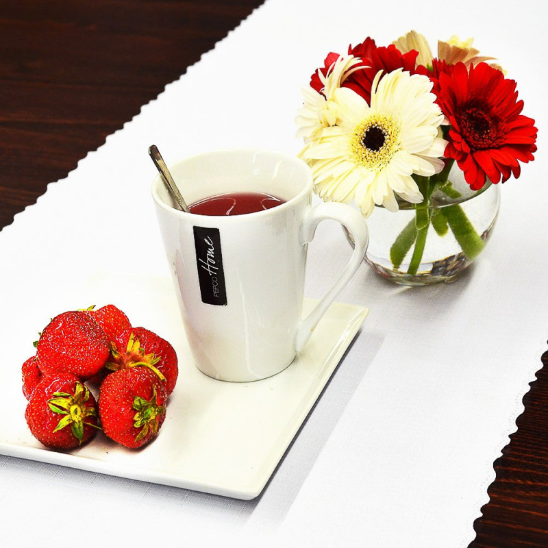 Olzatex Nešpinivý / teflonový látkový ubrus UNI 3018 BÍLÁ, průměr 140cm (kruh)