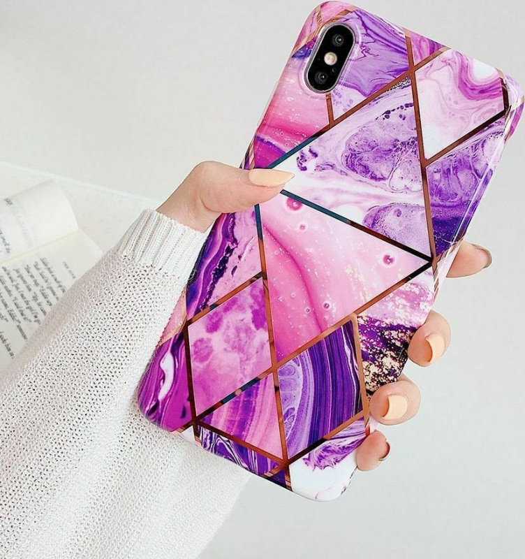 iPouzdro.cz Ochranný kryt pro iPhone 7 / 8 / SE (2020/2022) - Geometric Purple