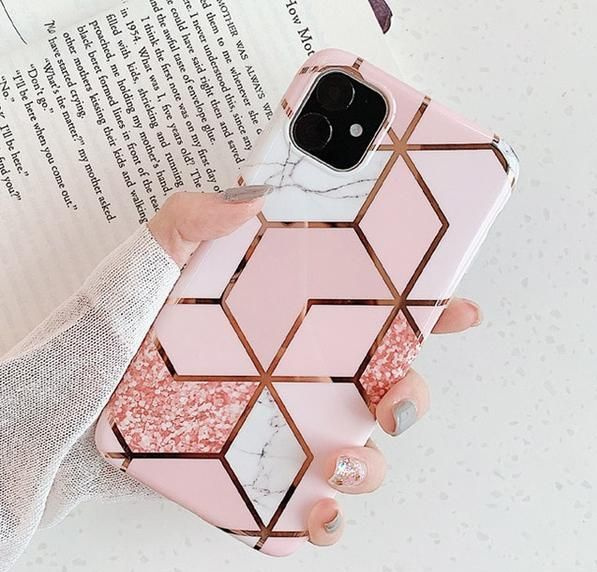 iPouzdro.cz Ochranný kryt pro iPhone 11 - Geometric Pink