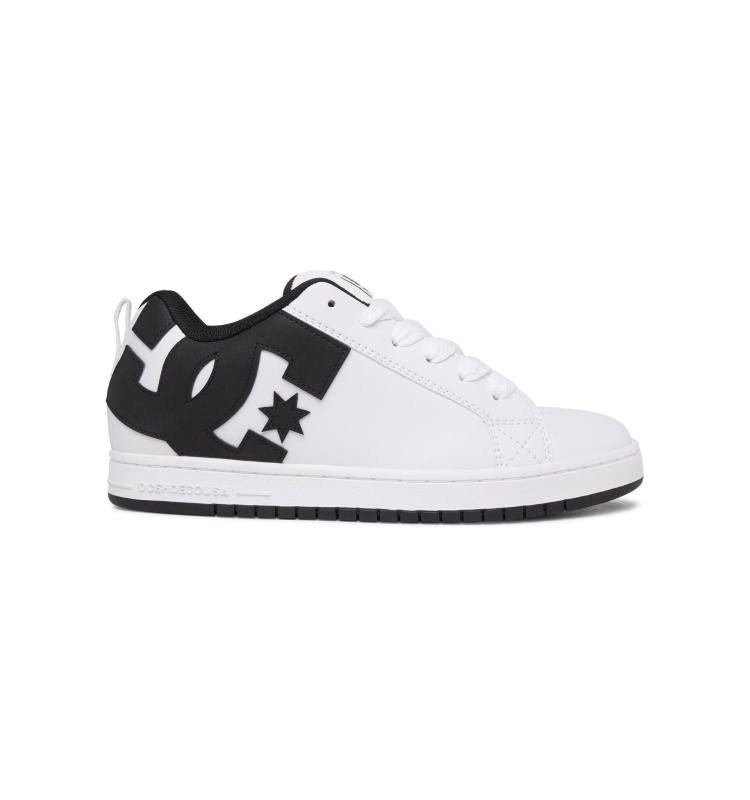 Dc shoes pánské boty Court Graffik White/Black/Black | Černá | Velikost 12 US