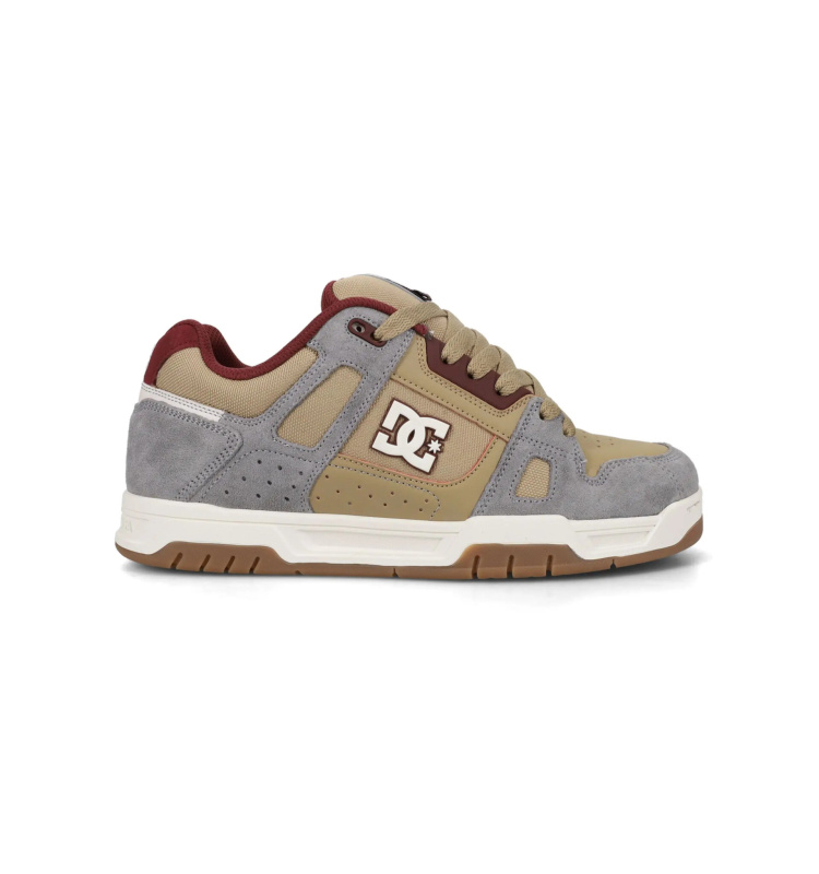 Dc shoes pánské boty Stag Tan / Off White | Šedá | Velikost 44,5 EU