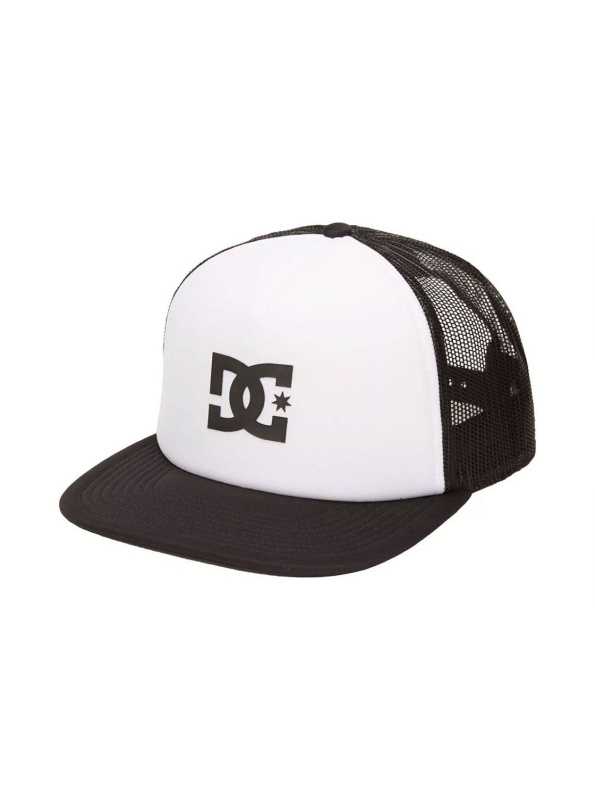 Dc shoes kšiltovka Gas Station Trucker White / Black | Černá | Velikost One Size US