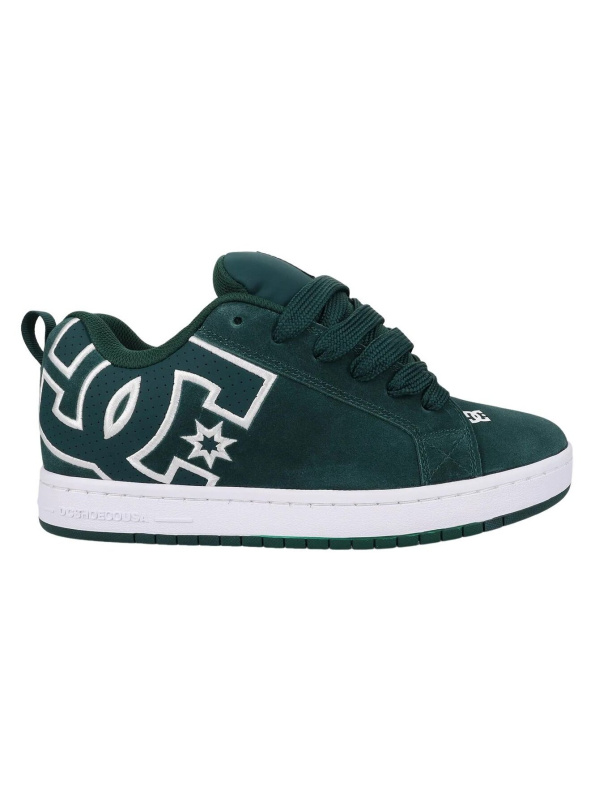 Dc shoes pánské boty Court Graffik SE Dark Green / White | Zelená | Velikost 46 EU