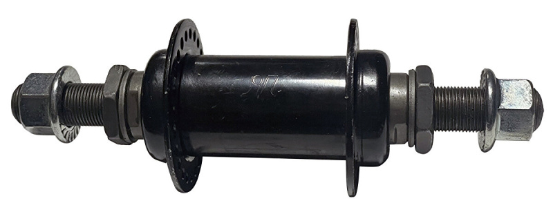 BASIC náboj Fe PN BMX 100mm x 14mm x 48děr černý