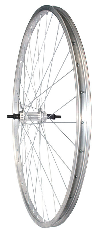 BASIC zapletené kolo 28" zadní Zinek Al lož./MACH1 110 36děr Barva: Stříbrná, Velikost: 28"